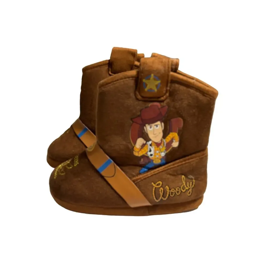Disney Toy Story Woody Cowboy Boot House Slippers 7-8